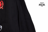 Balenciaga Black Zip-Up Track Jaqueta Sweatshirts