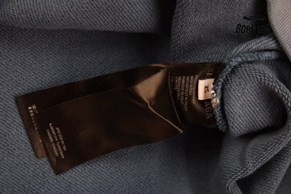 Balenciaga Blue Graphic Hoodie Moletom Sweatshirts