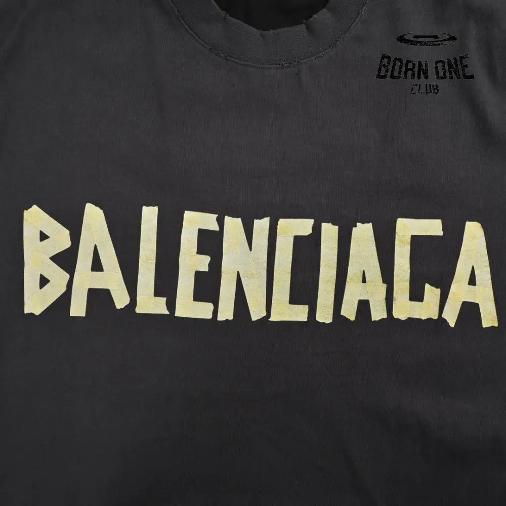Balenciaga Bold Logo Black T-Shirt Camiseta T-shirt