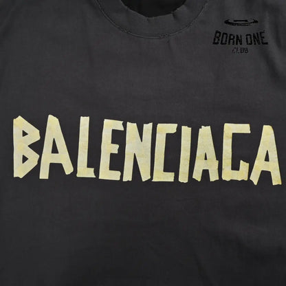 Balenciaga Bold Logo Black T-Shirt Camiseta T-shirt