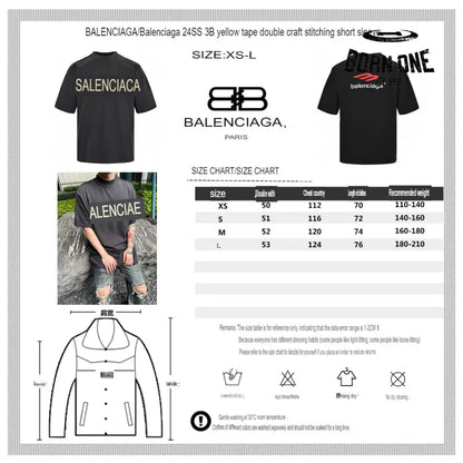 Balenciaga Bold Logo Black T-Shirt Camiseta T-shirt