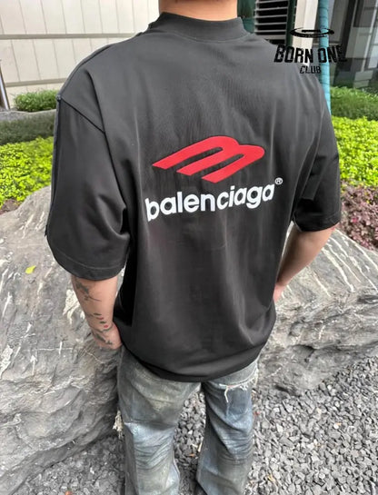 Balenciaga Bold Logo Black T-Shirt Camiseta T-shirt