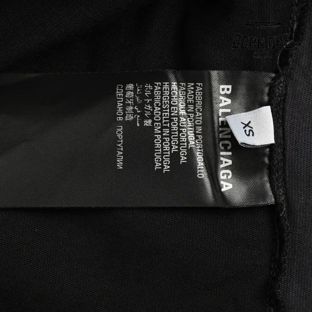 Balenciaga Bold Logo Black T-Shirt Camiseta T-shirt