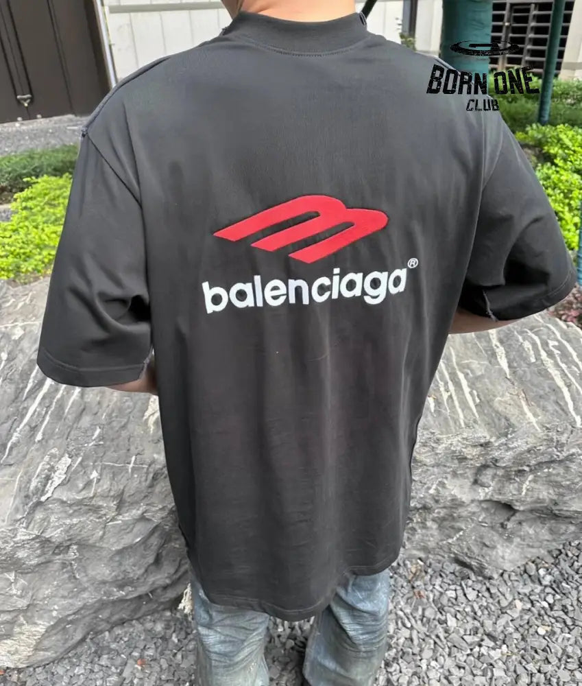 Balenciaga Bold Logo Black T-Shirt Camiseta T-shirt
