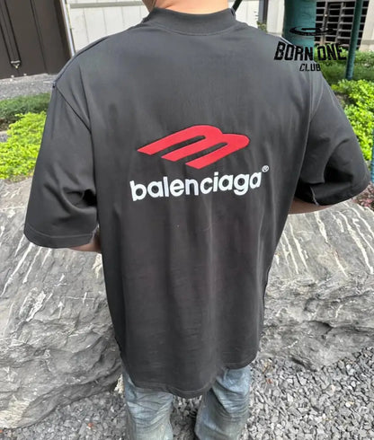 Balenciaga Bold Logo Black T-Shirt Camiseta T-shirt
