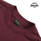 Balenciaga Burgundy Logo T-Shirt Camiseta T-shirt