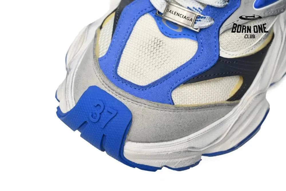 Balenciaga CARGO Sneaker Black White And Blue