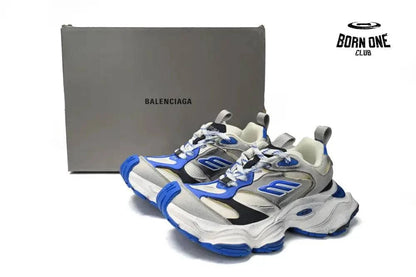 Balenciaga CARGO Sneaker Black White And Blue