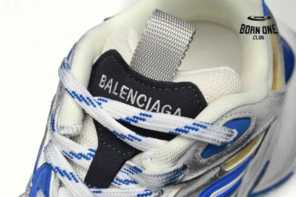 Balenciaga CARGO Sneaker Black White And Blue