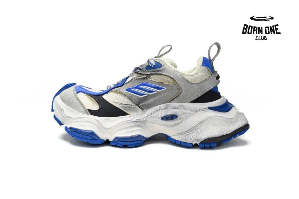 Balenciaga CARGO Sneaker Black White And Blue