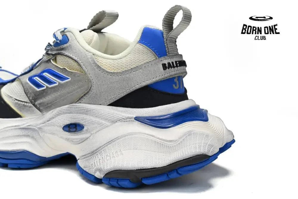 Balenciaga CARGO Sneaker Black White And Blue