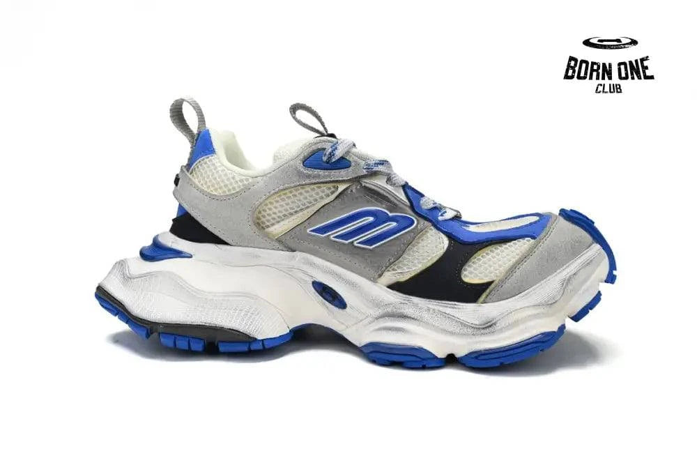 Balenciaga CARGO Sneaker Black White And Blue