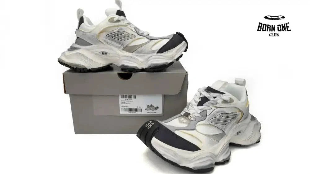 Balenciaga CARGO Sneaker White Rice White Gray