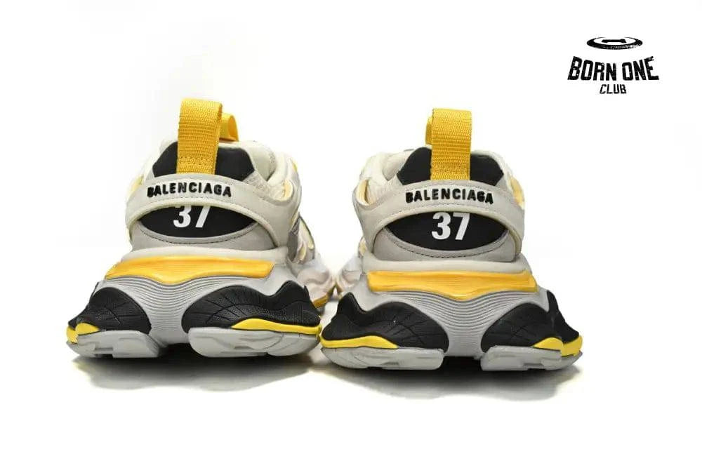 Balenciaga CARGO Sneaker White yellow silver