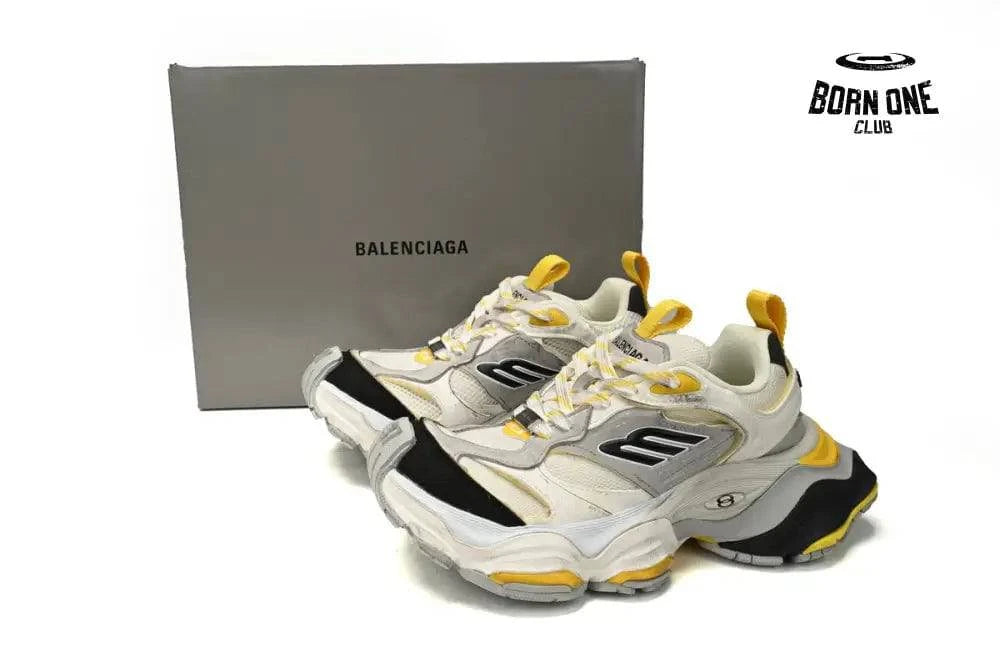Balenciaga CARGO Sneaker White yellow silver
