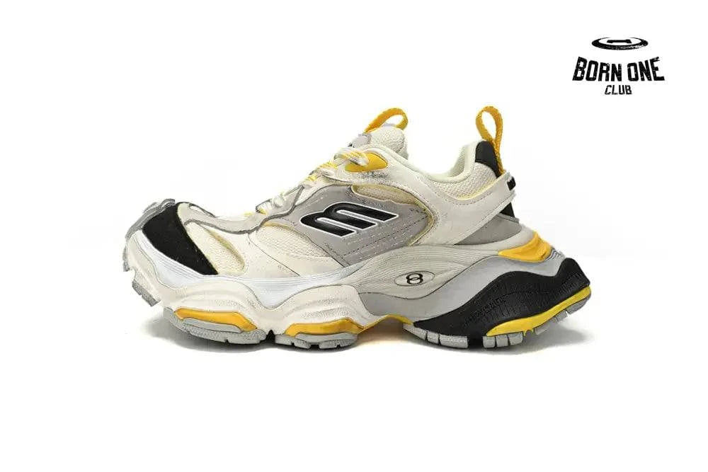 Balenciaga CARGO Sneaker White yellow silver