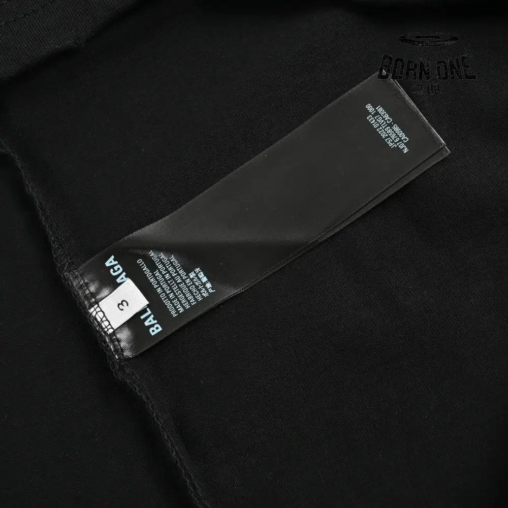 Balenciaga CD Graphic Black T-Shirt Camiseta T-shirt
