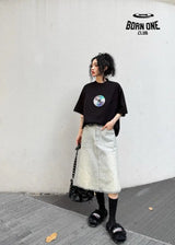 Balenciaga CD Graphic Black T-Shirt Camiseta T-shirt