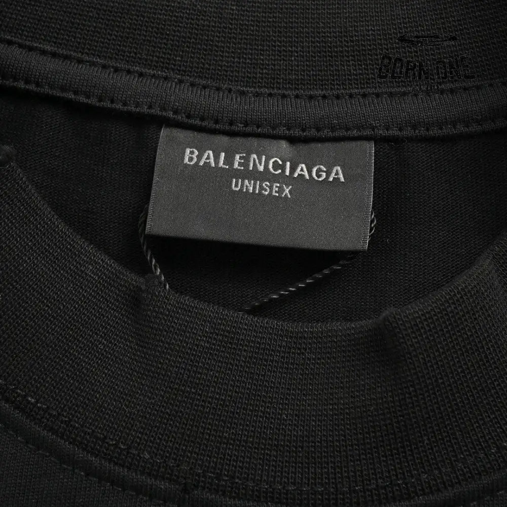 Balenciaga CD Graphic Black T-Shirt Camiseta T-shirt