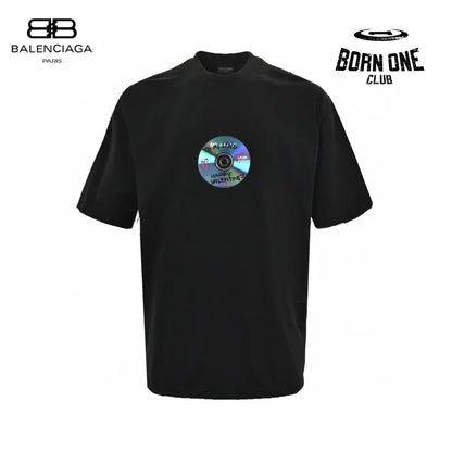 Balenciaga CD Graphic Black T-Shirt Camiseta T-shirt