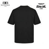 Balenciaga Crystal Logo T-Shirt in Black Camiseta T-shirt