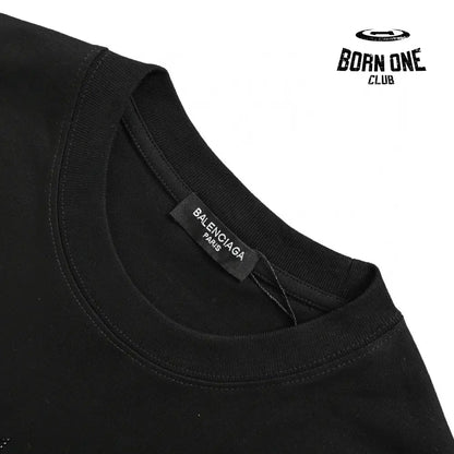 Balenciaga Crystal Logo T-Shirt in Black Camiseta T-shirt