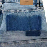 Balenciaga Cut-Up Baggy Pants In Blue Denim Calça Jeans