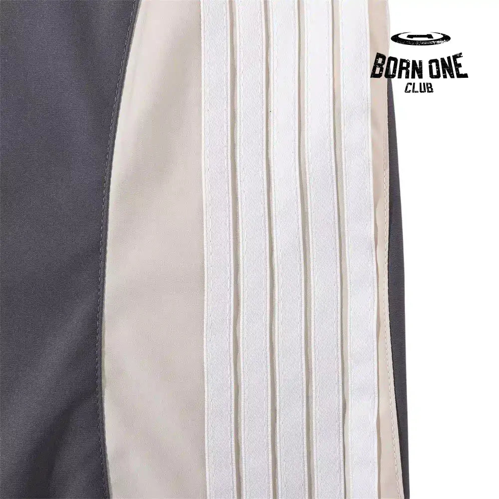 Balenciaga Cut-Up Tracksuit Pants in Grey Calça
