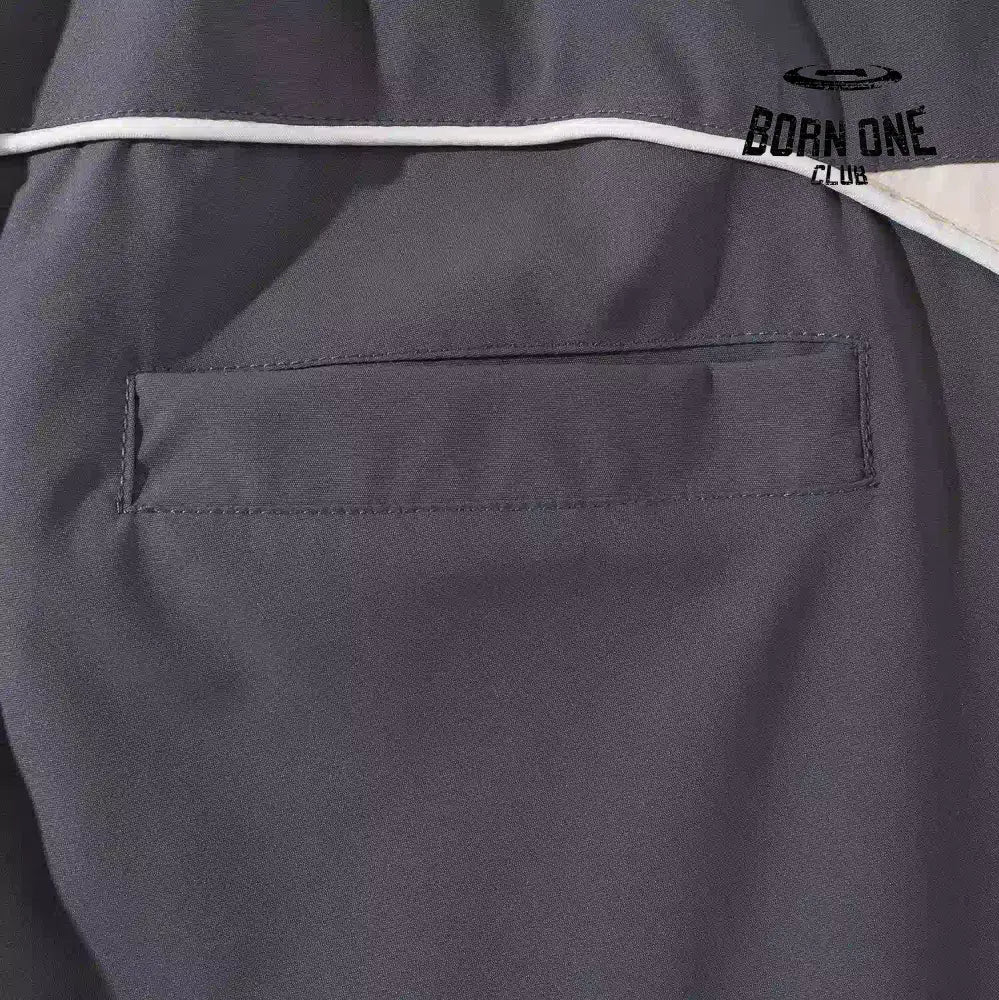 Balenciaga Cut-Up Tracksuit Pants in Grey Calça