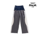 Balenciaga Cut-Up Tracksuit Pants in Grey Calça