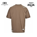 Balenciaga Distressed Logo T-Shirt Camiseta T-shirt