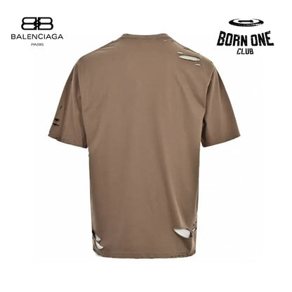 Balenciaga Distressed Logo T-Shirt Camiseta T-shirt