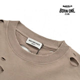 Balenciaga Distressed Logo T-Shirt Camiseta T-shirt