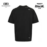 Balenciaga Distressed Logo T-Shirt Camiseta T-shirt