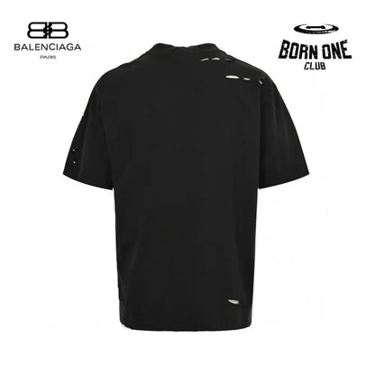 Balenciaga Distressed Logo T-Shirt Camiseta T-shirt