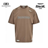 Balenciaga Distressed Logo T-Shirt Camiseta T-shirt