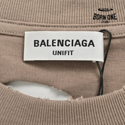 Balenciaga Distressed Logo T-Shirt Camiseta T-shirt
