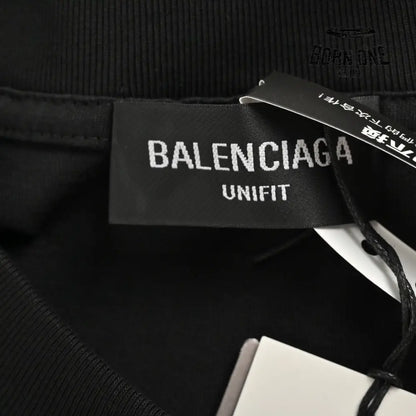 Balenciaga Distressed Logo T-Shirt Camiseta T-shirt