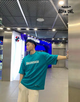Balenciaga Distressed Logo T-Shirt Camiseta T-shirt