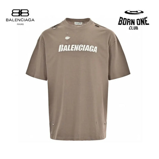 Balenciaga Distressed Logo T-Shirt Camiseta T-shirt