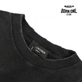 Balenciaga Distressed Logo T-Shirt in Black Camiseta T-shirt
