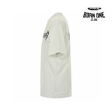 Balenciaga Distressed Logo T-Shirt in White Camiseta T-shirt