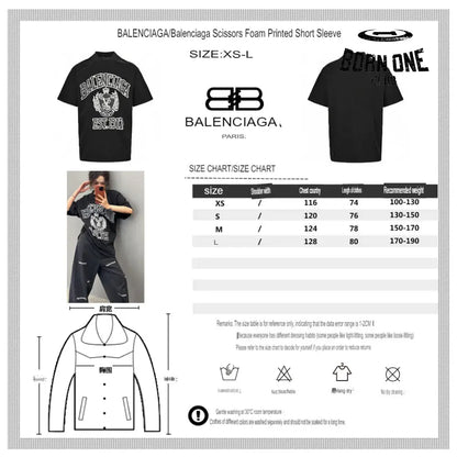 Balenciaga Est. 1917 Crest T-Shirt (Black) Camiseta T-shirt
