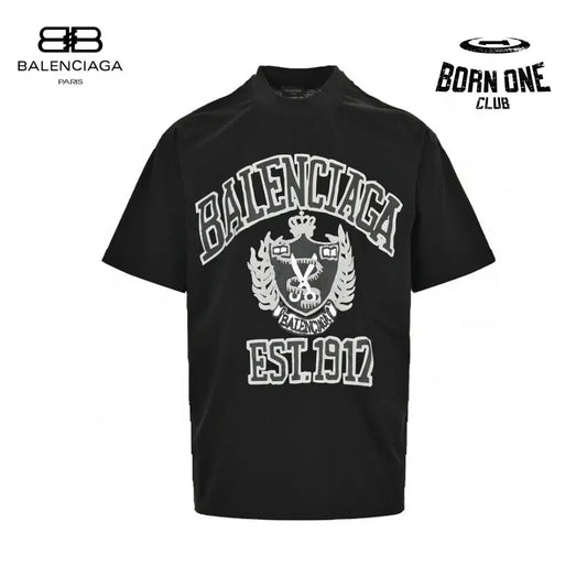 Balenciaga Est. 1917 Crest T-Shirt (Black) Camiseta T-shirt