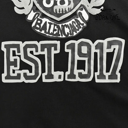 Balenciaga Est. 1917 Crest T-Shirt (Black) Camiseta T-shirt