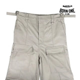 Balenciaga Flared Cargo Pants in Beige Calça