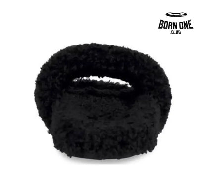 Balenciaga Furry Slide Black