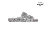 Balenciaga Furry Slide Grey