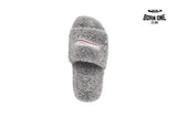 Balenciaga Furry Slide Grey