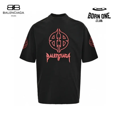 Balenciaga Gothic Logo T-Shirt (Black) Camiseta T-shirt